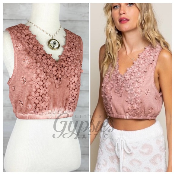 POL Tops - POL Keep it Classy Crop Top